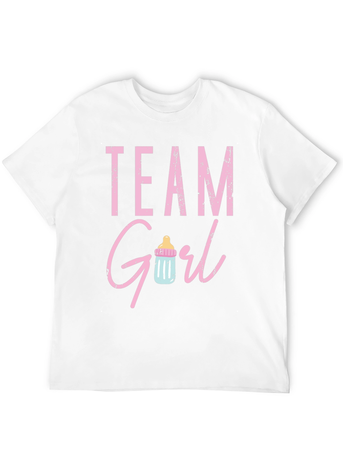 Team Girl Baby Shower Gender Reveal T-Shirt