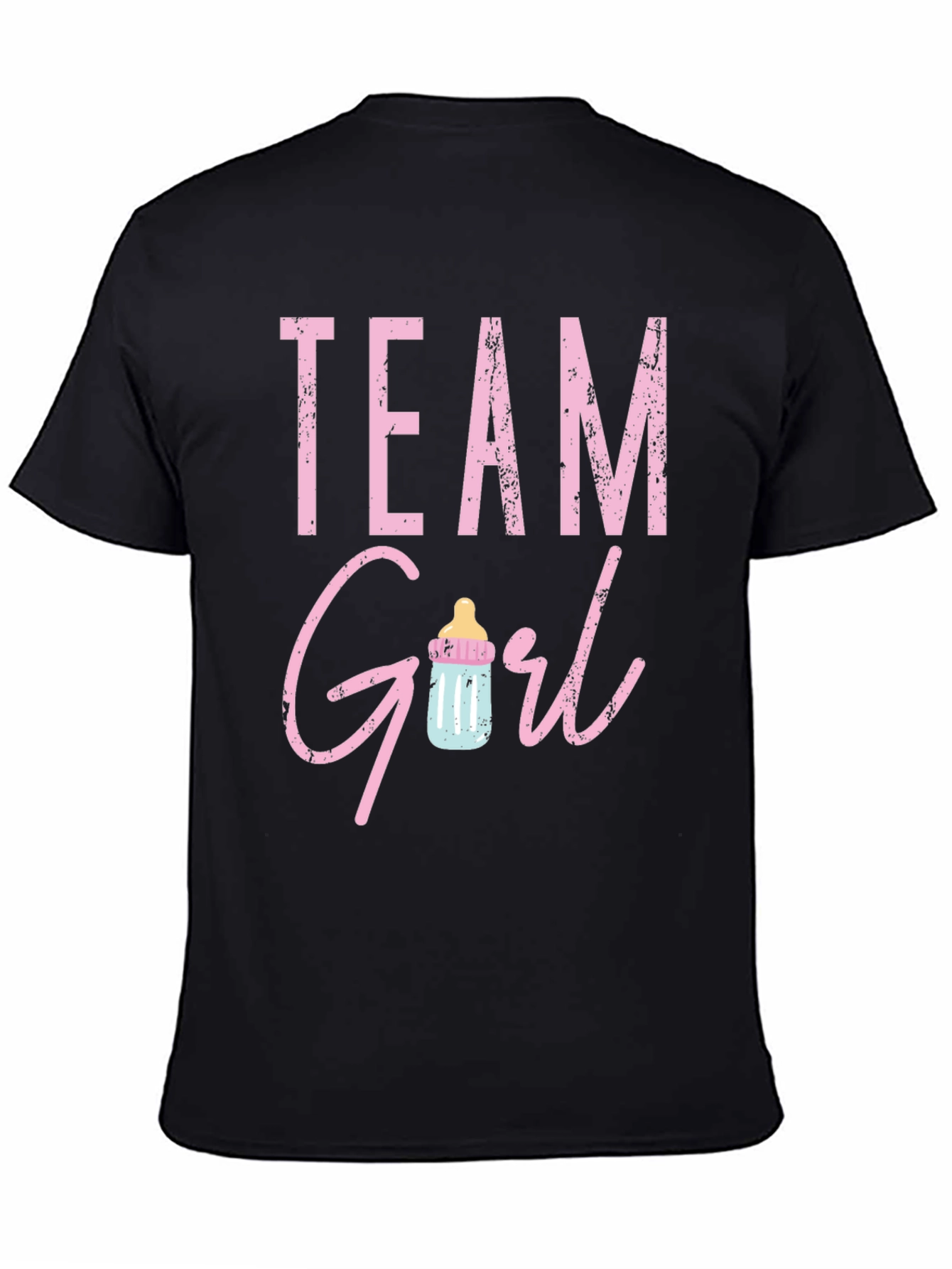 Team Girl Baby Shower Gender Reveal T-Shirt
