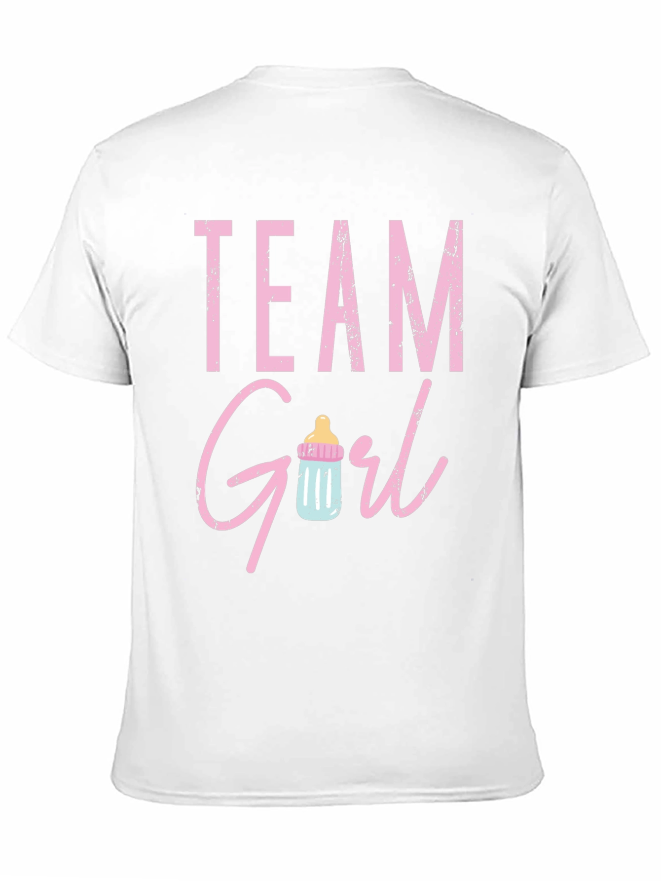 Team Girl Baby Shower Gender Reveal T-Shirt