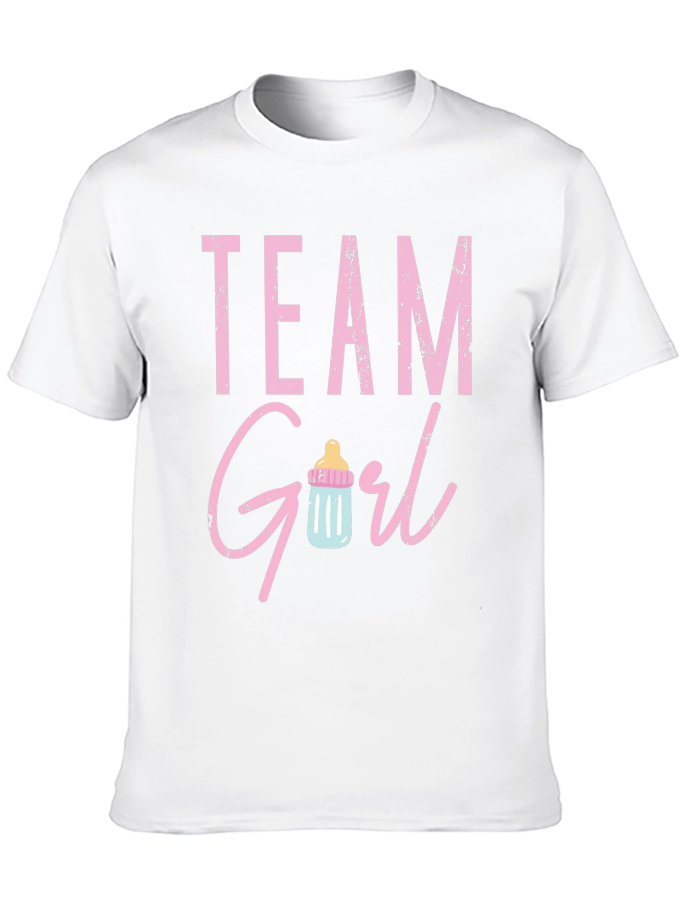 Team Girl Baby Shower Gender Reveal T-Shirt