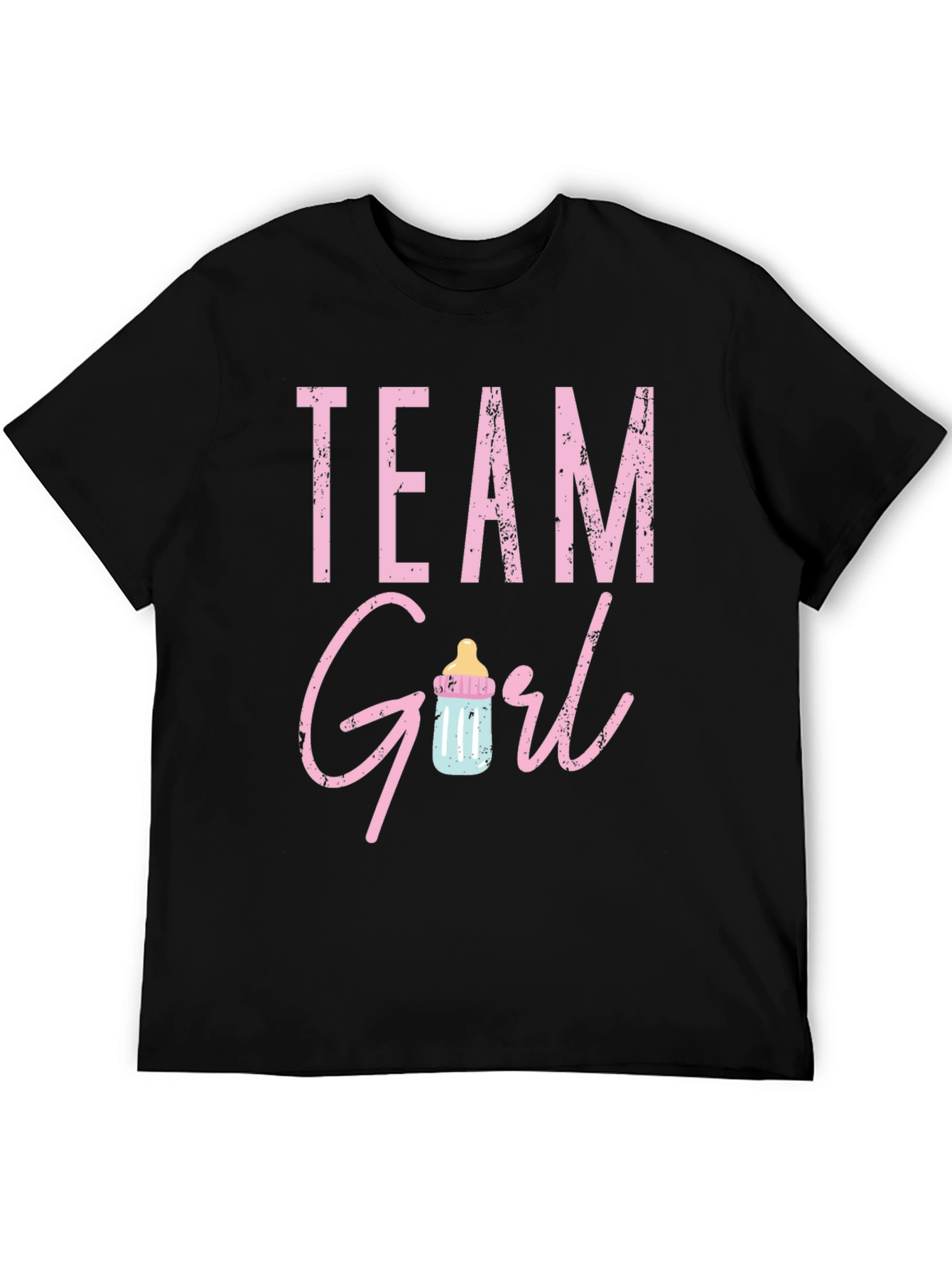Team Girl Baby Shower Gender Reveal T-Shirt
