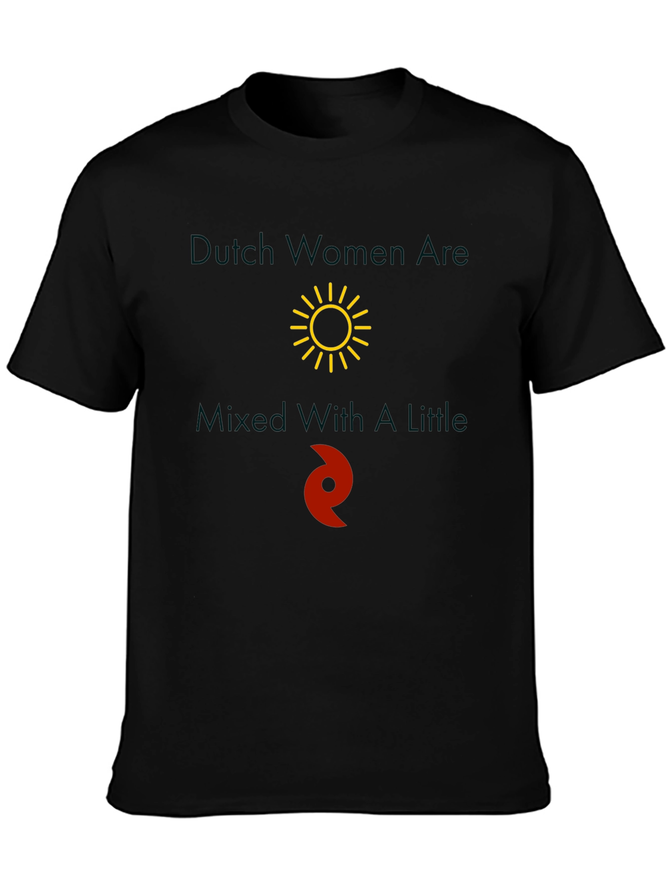Dutch Women With Sunshine & Devil T-Shirt