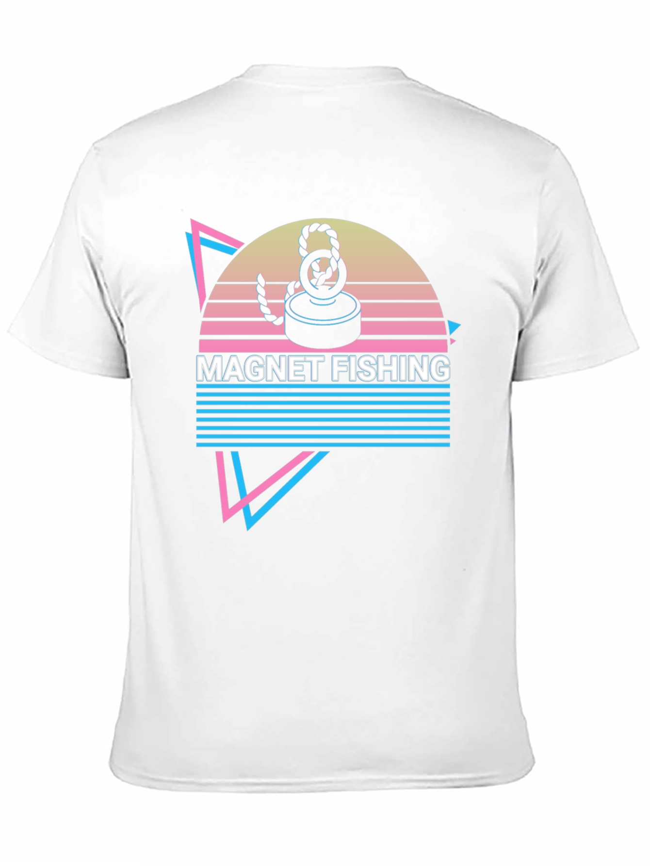 Magnet Fishing Retro T-Shirt Cool Hobby Tee