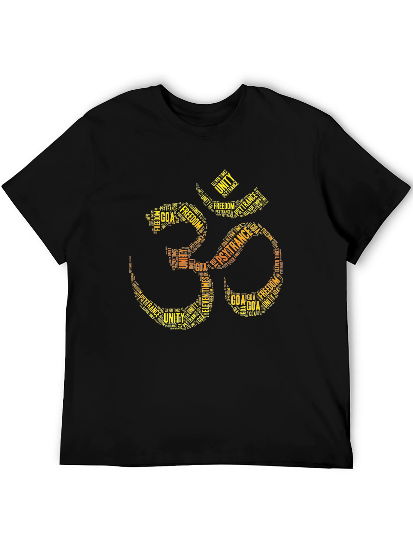 Om Symbol Word Art Graphic Tee