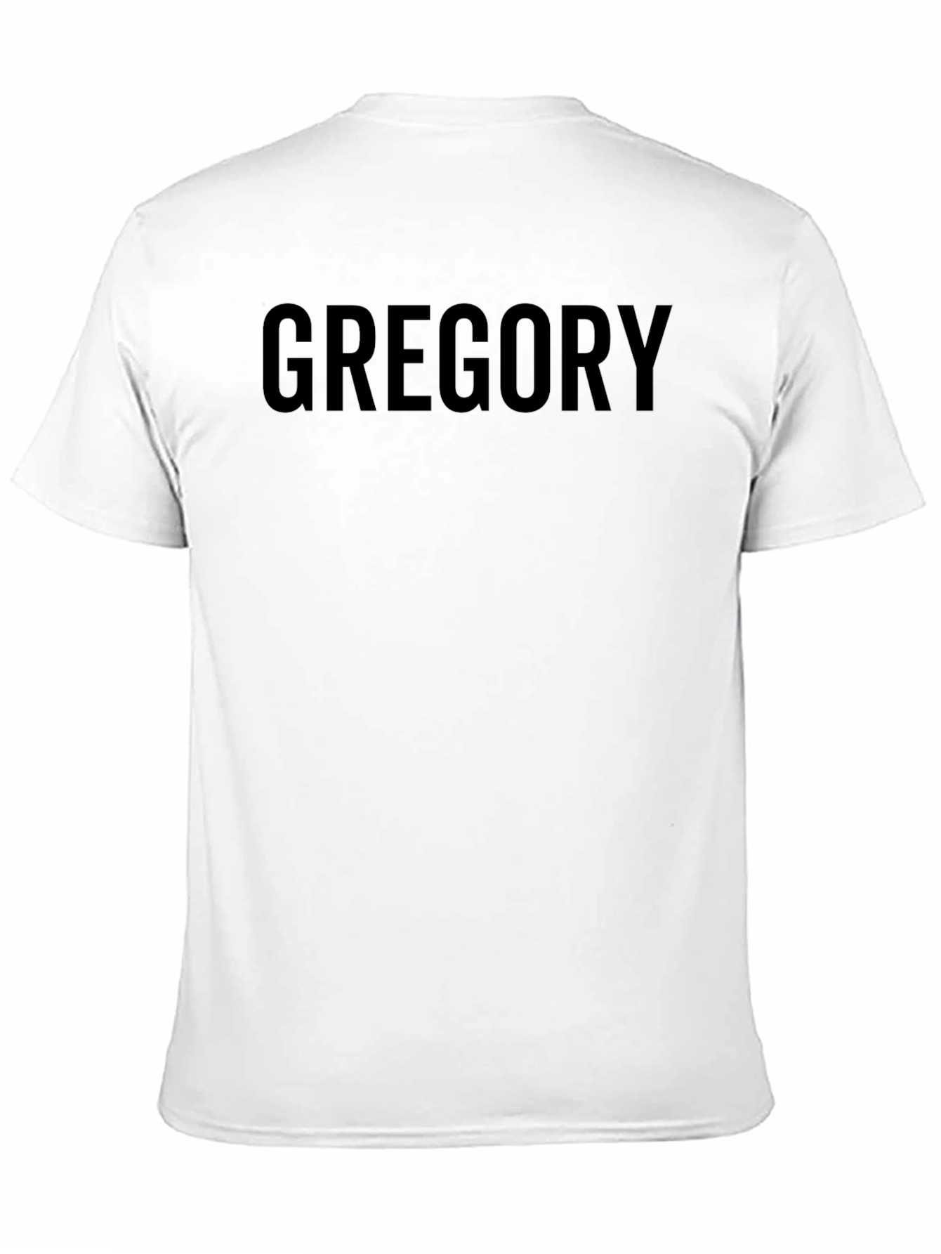 Gregory Black Cotton Crew Neck T-Shirt