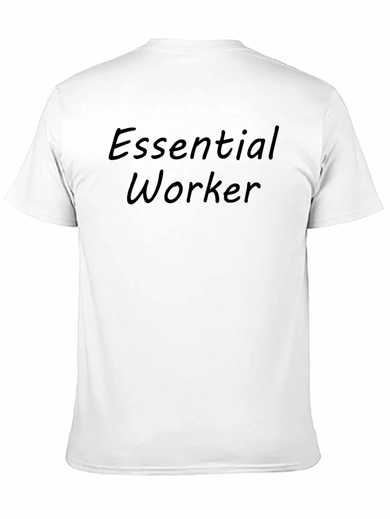 Essential Worker Black Crewneck T-Shirt