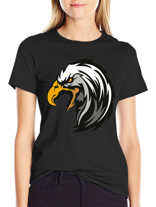 Eagle Graphic Black T-Shirt - Bold Design