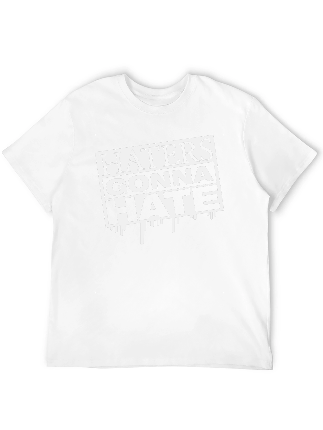 Haters Gonna Hate Black Graphic Tee
