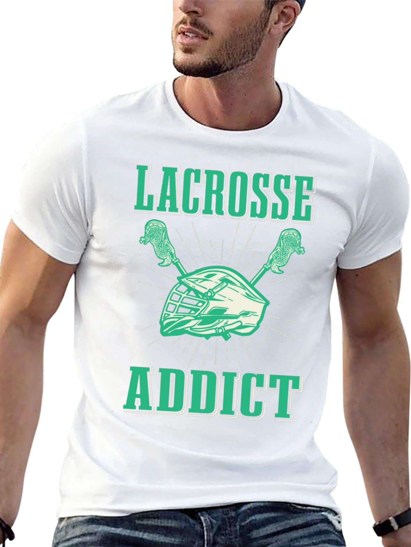 Lacrosse Addict Graphic T-Shirt - Sportswear