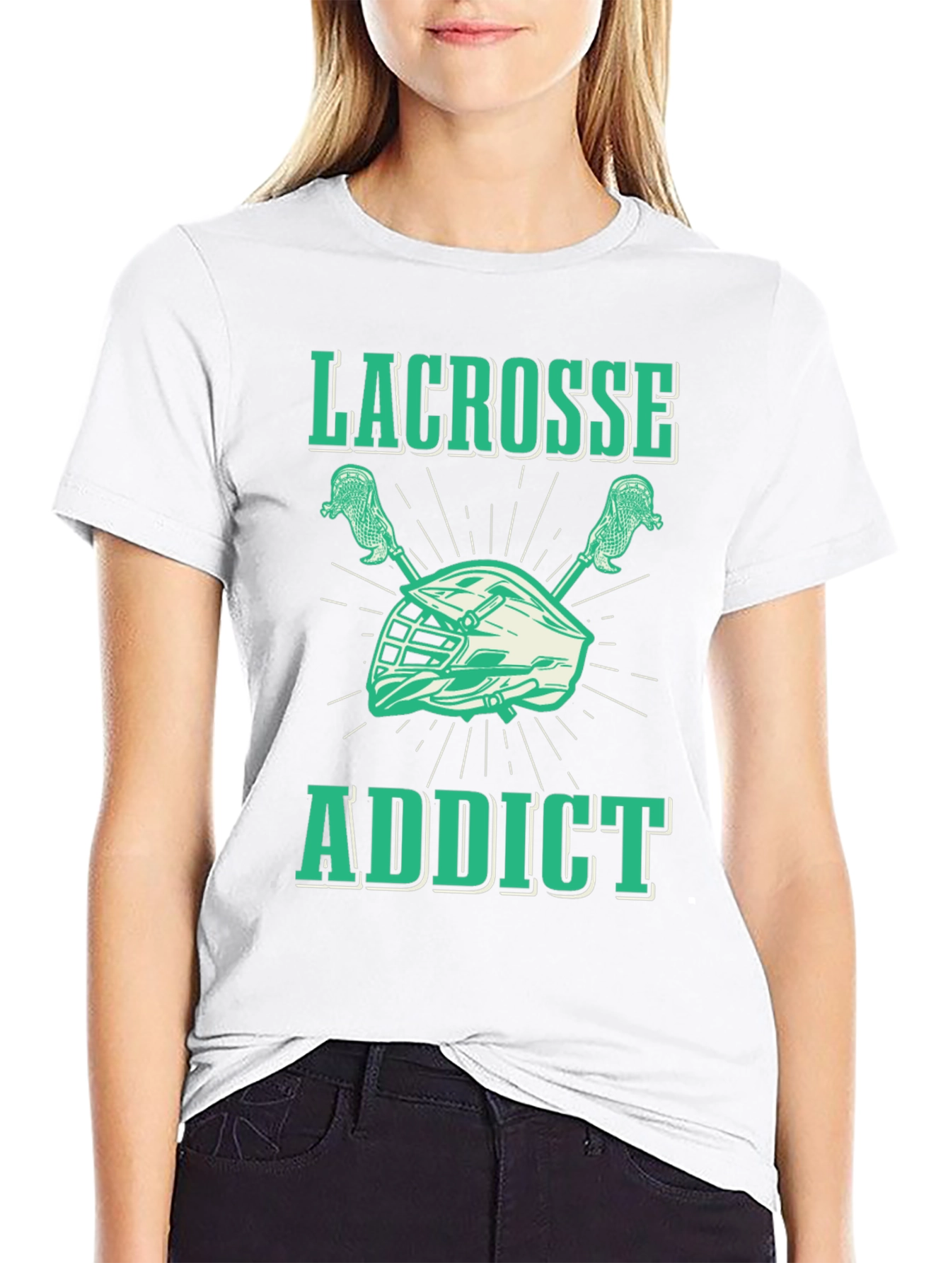 Lacrosse Addict Graphic T-Shirt - Sportswear