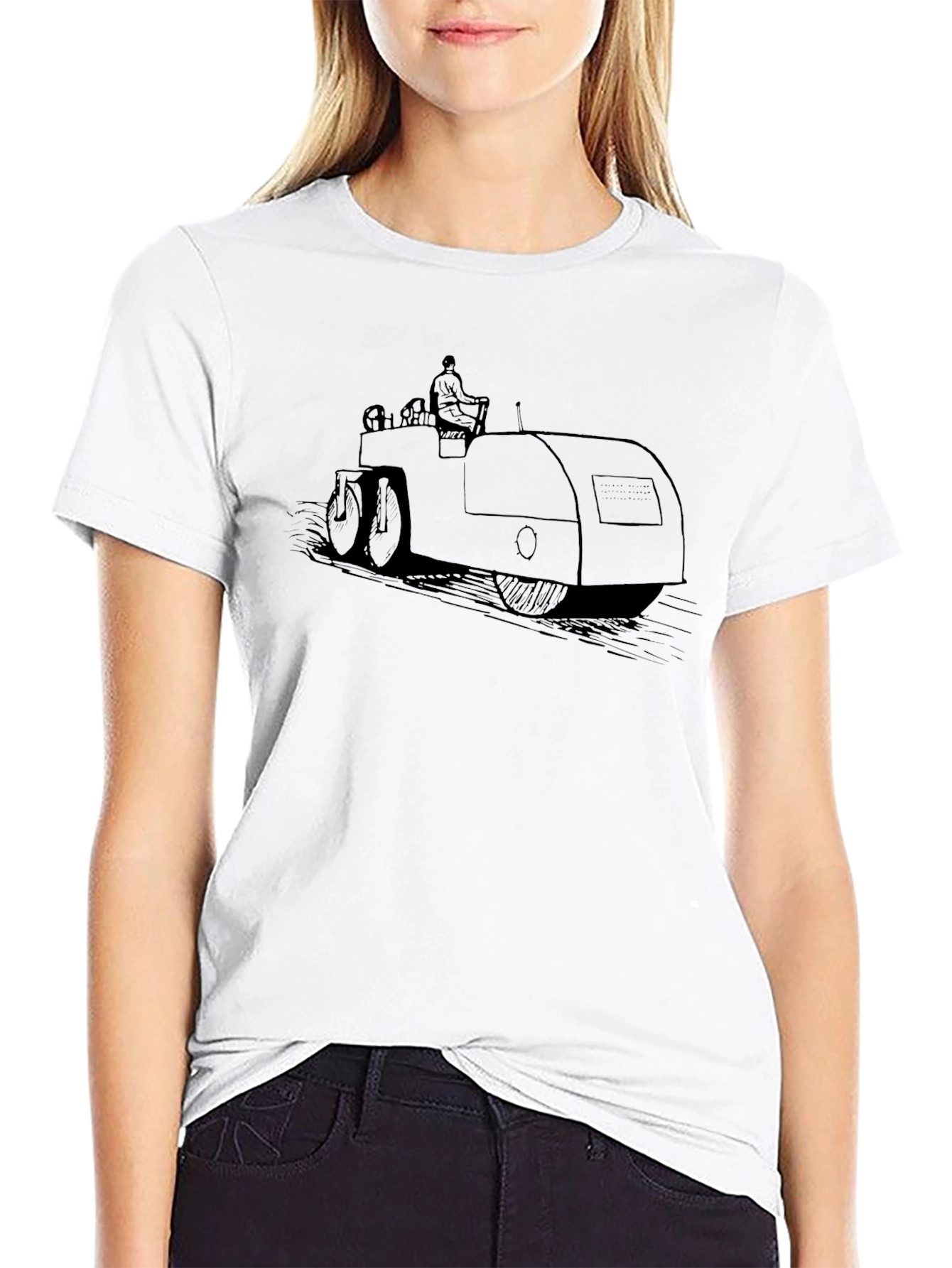 Unique Steamroller Graphic Tee