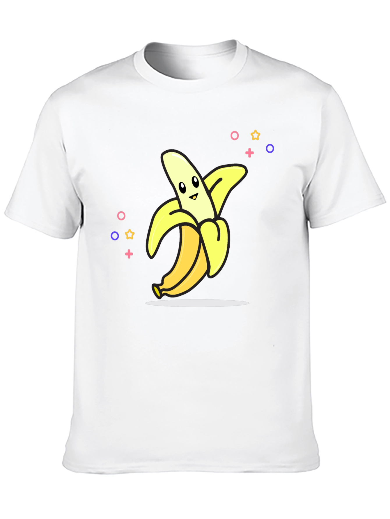 Fun Banana Graphic Black T-Shirt