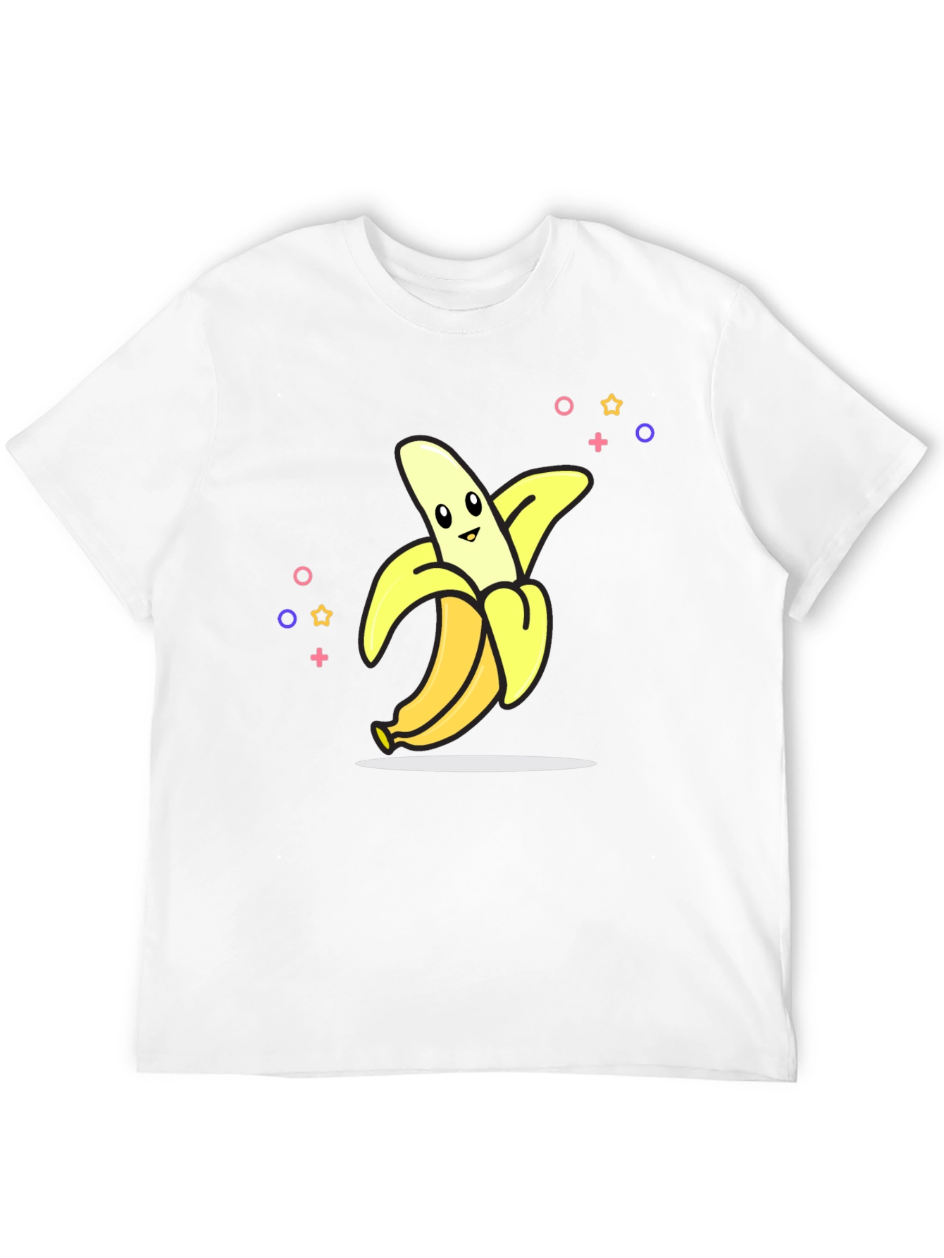 Fun Banana Graphic Black T-Shirt