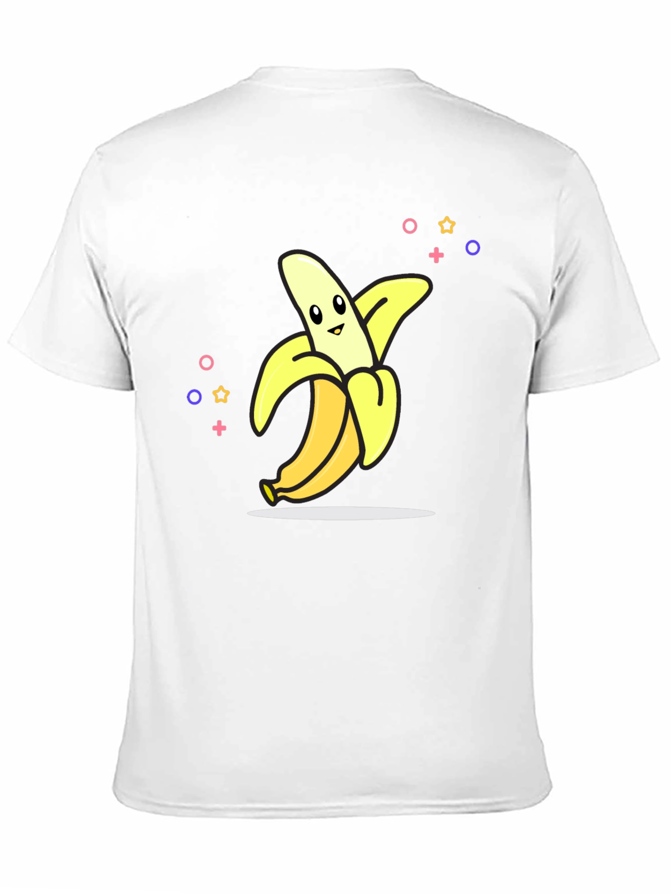 Fun Banana Graphic Black T-Shirt