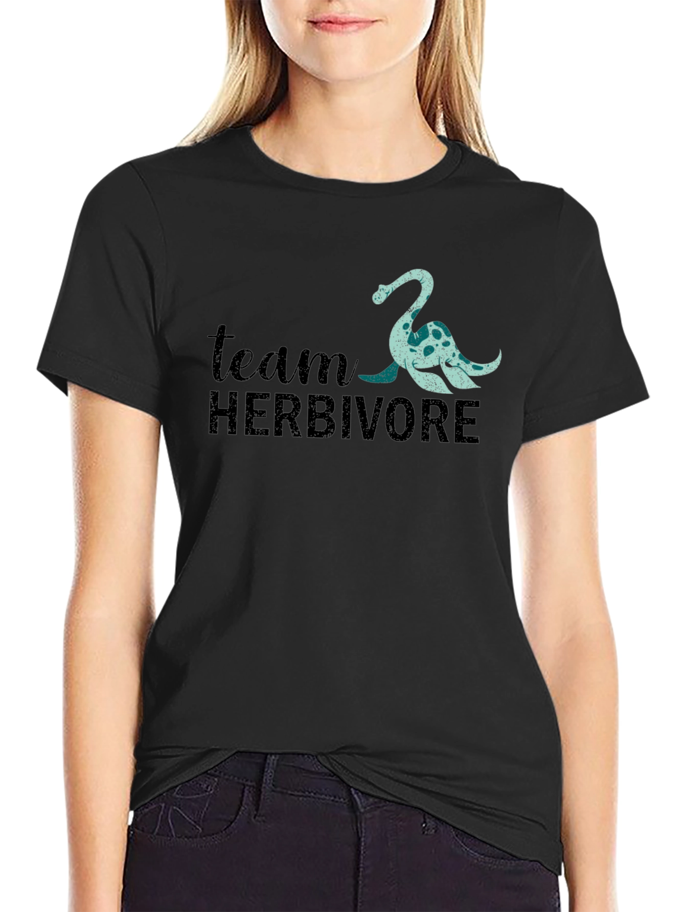 Team Herbivore Loch Ness Monster T-Shirt
