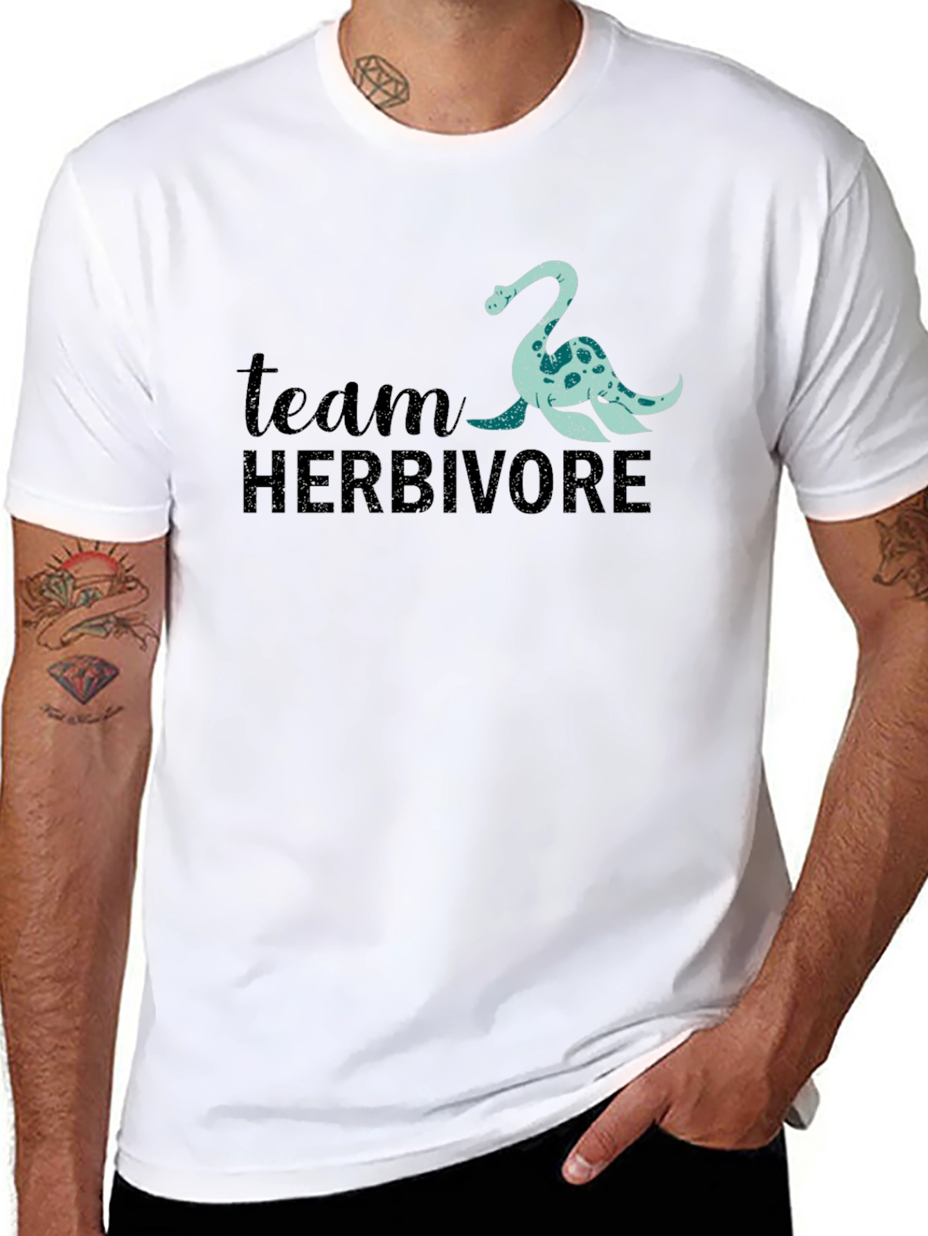 Team Herbivore Loch Ness Monster T-Shirt