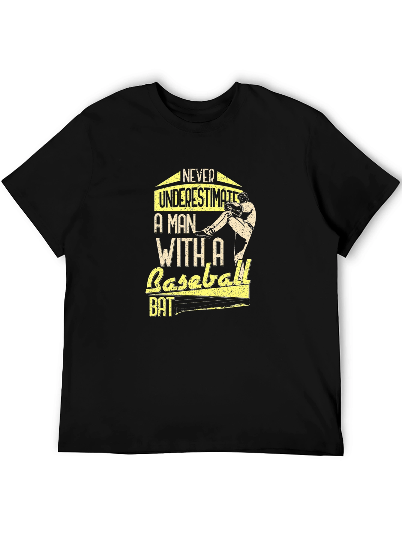 Never Underestimate Baseball T-Shirt