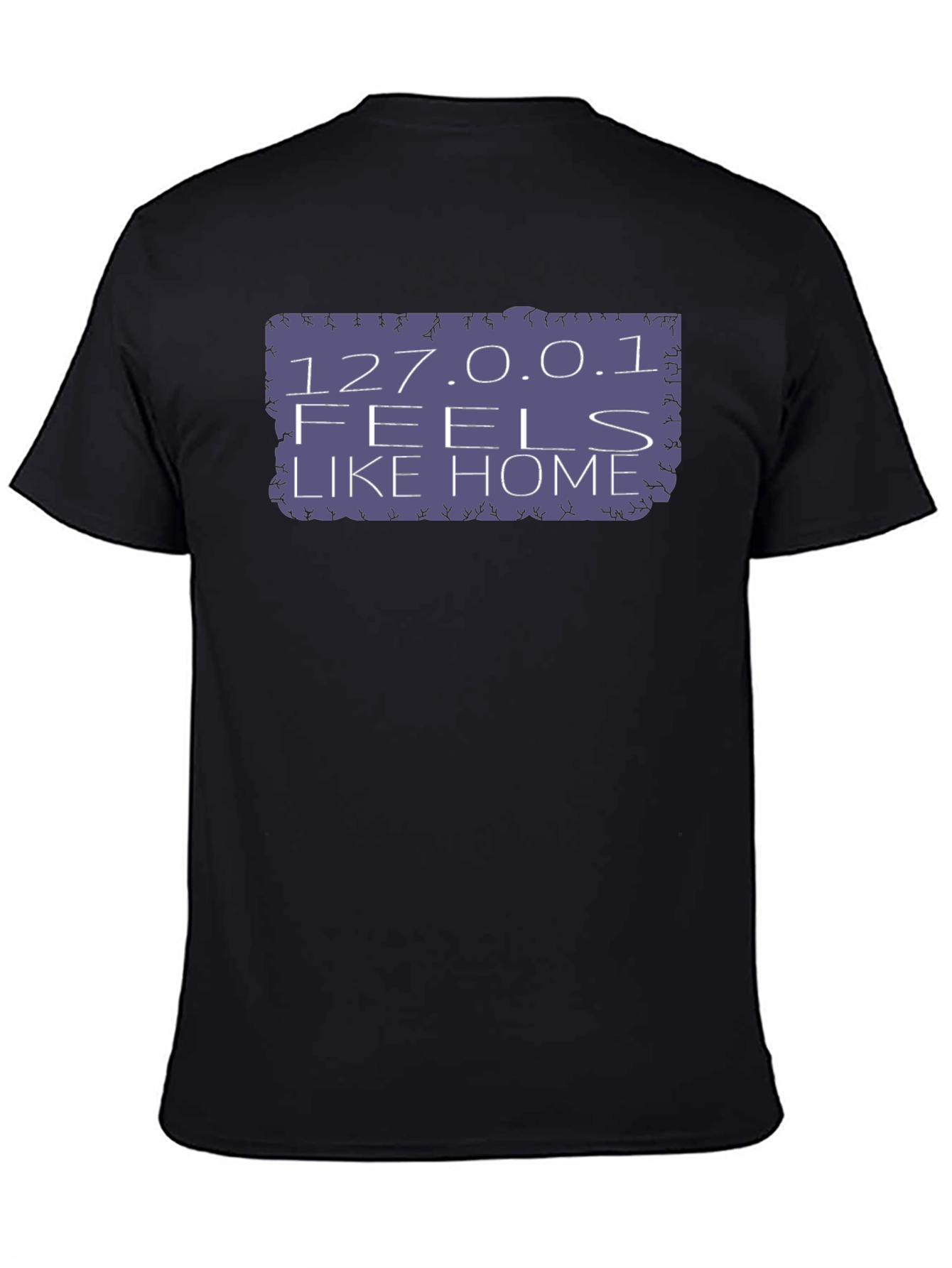 127.0.0.1 Feels Like Home Black T-Shirt