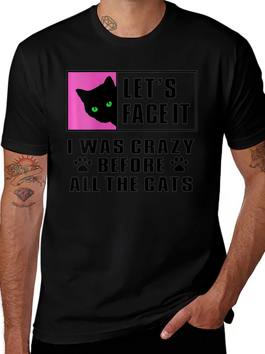 Crazy Cat Lover T-Shirt - Funny Graphic Tee