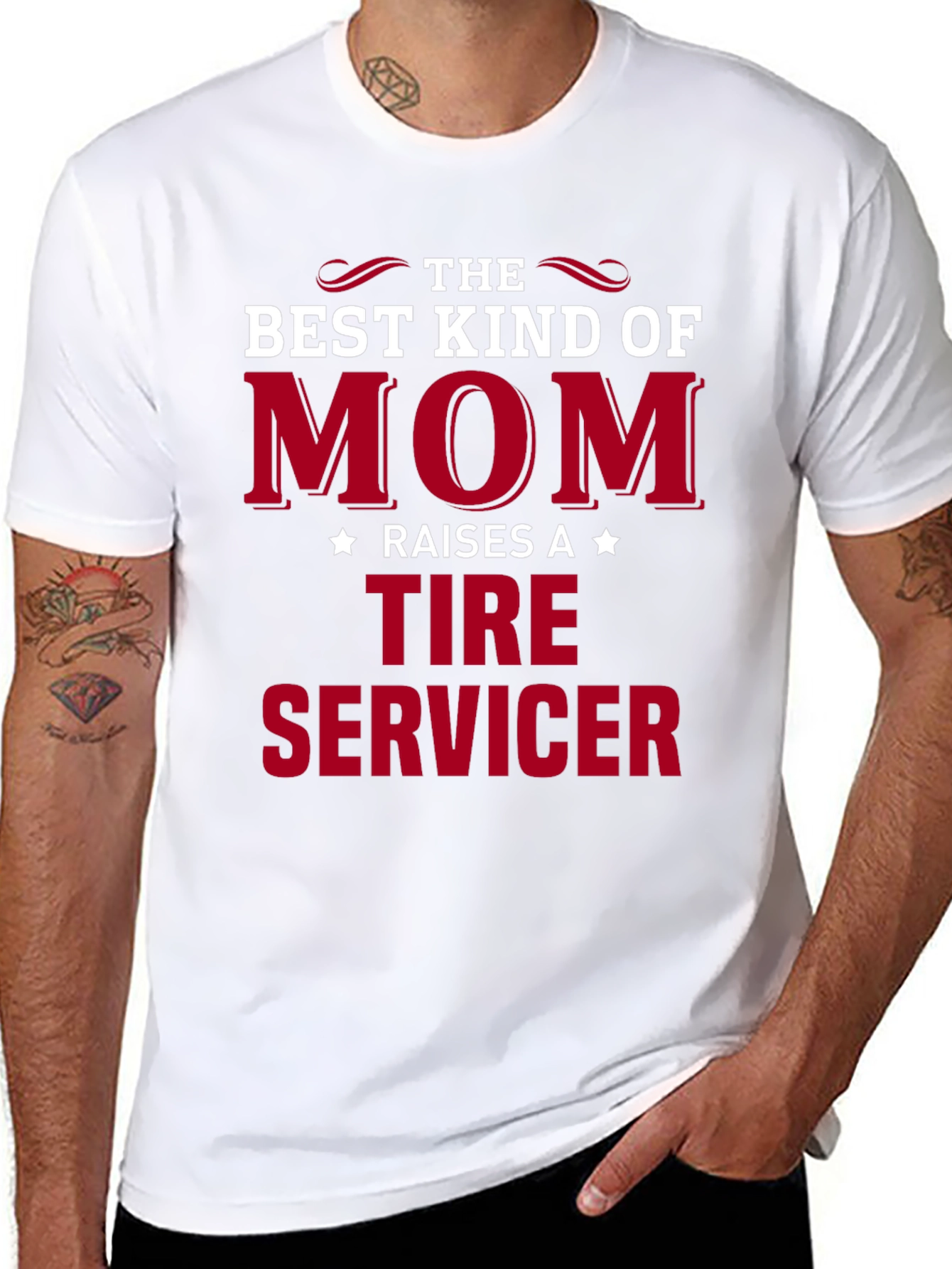 Best Kind of Mom Tire Servicer Graphic Tee