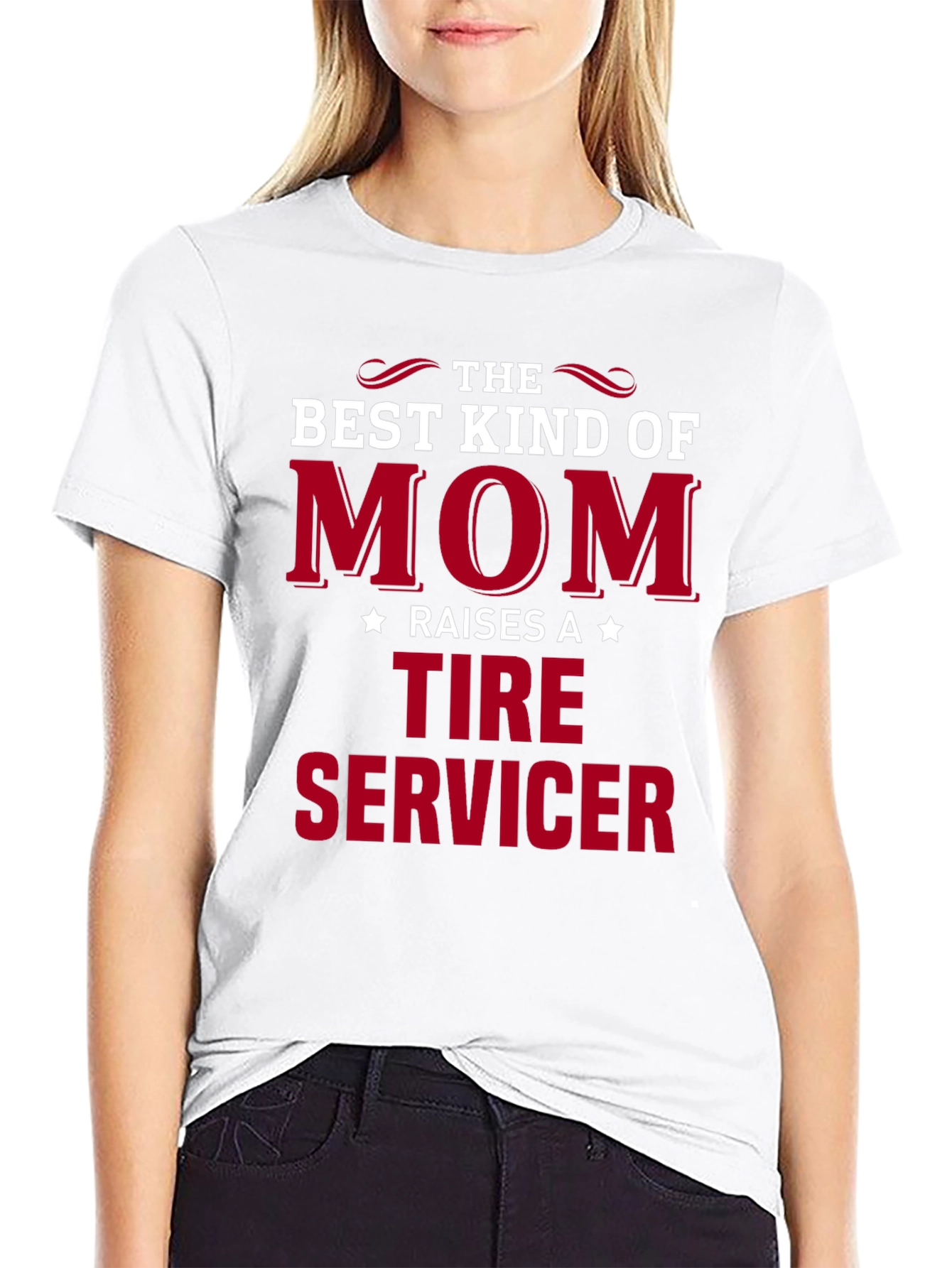 Best Kind of Mom Tire Servicer Graphic Tee