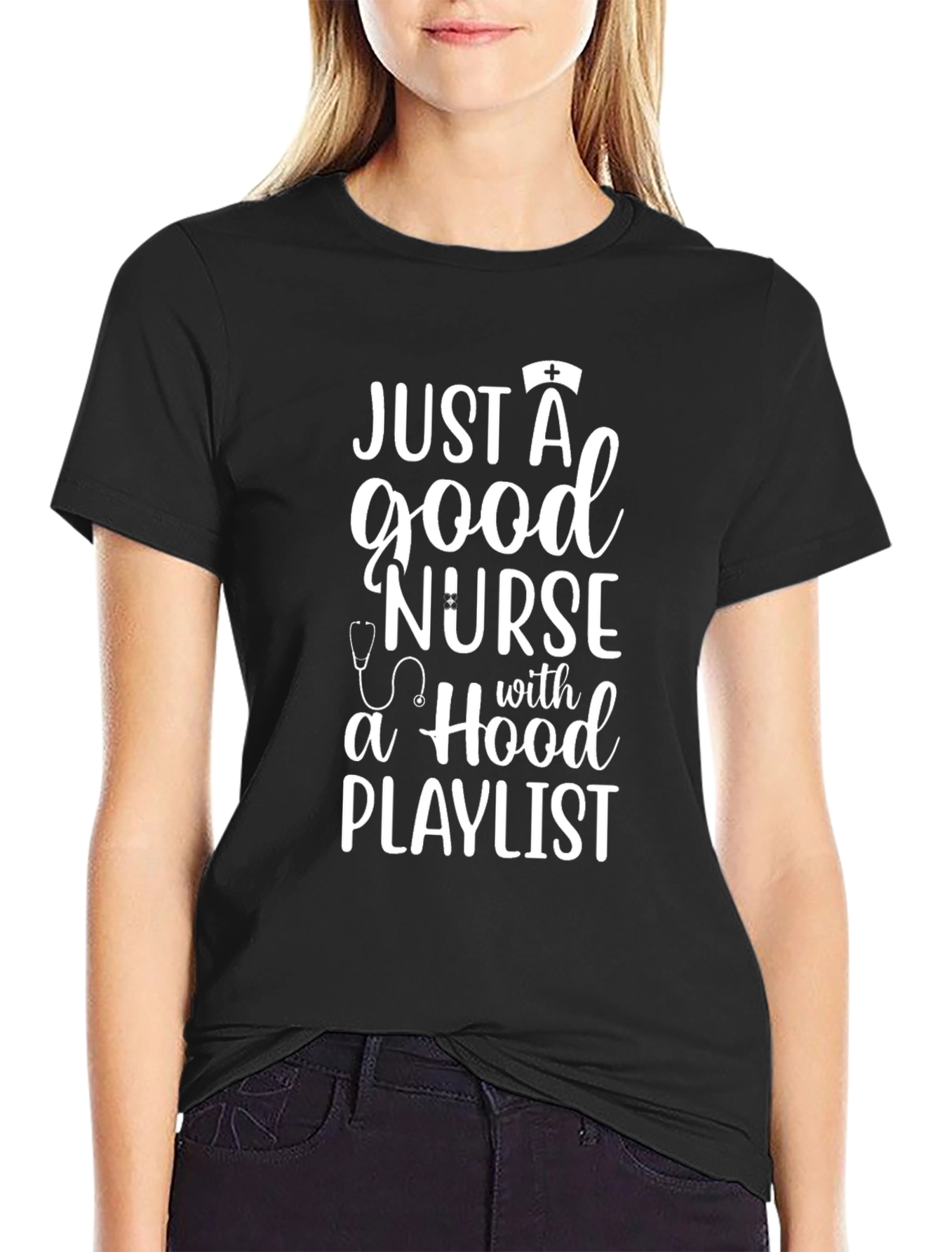 Good Nurse Hood Playlist T-Shirt