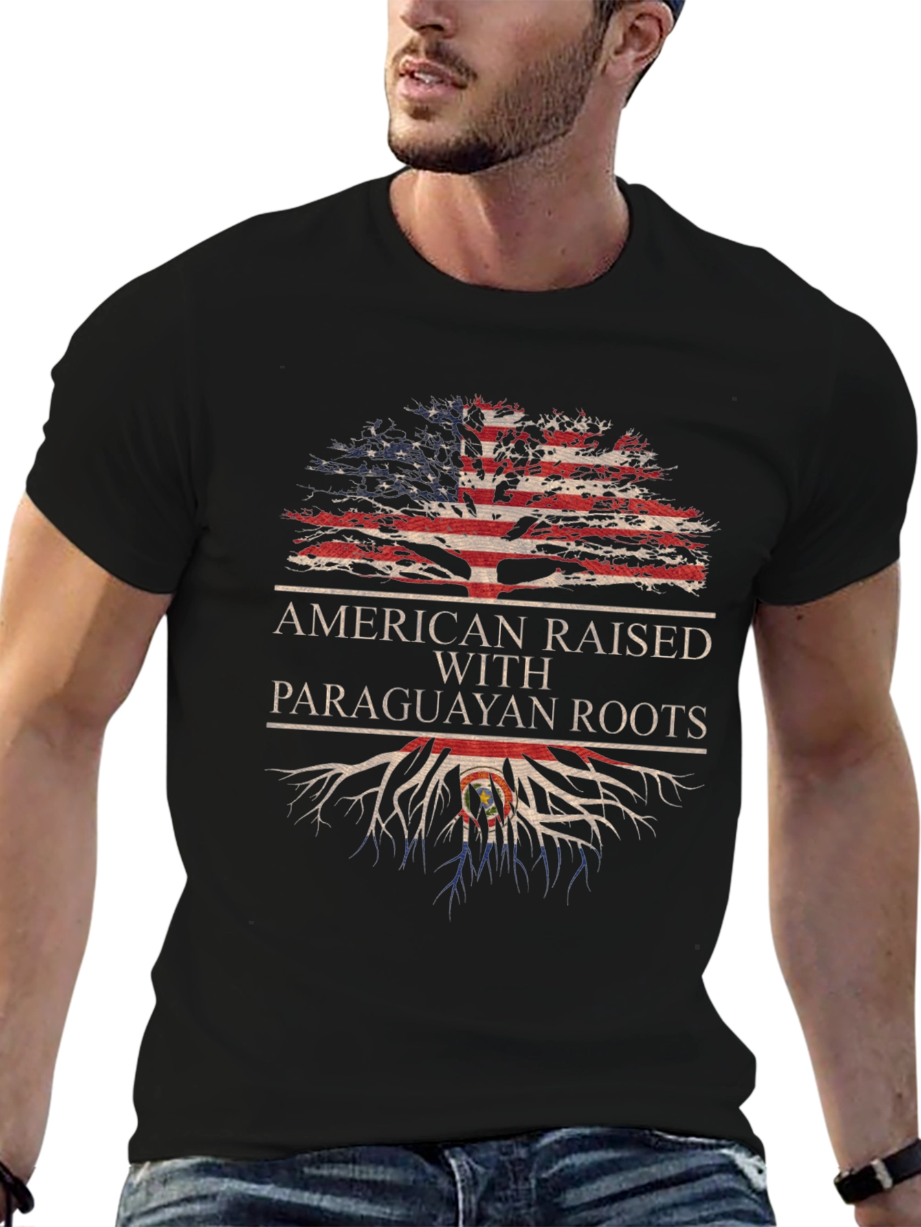American Raised With Paraguayan Roots T-Shirt