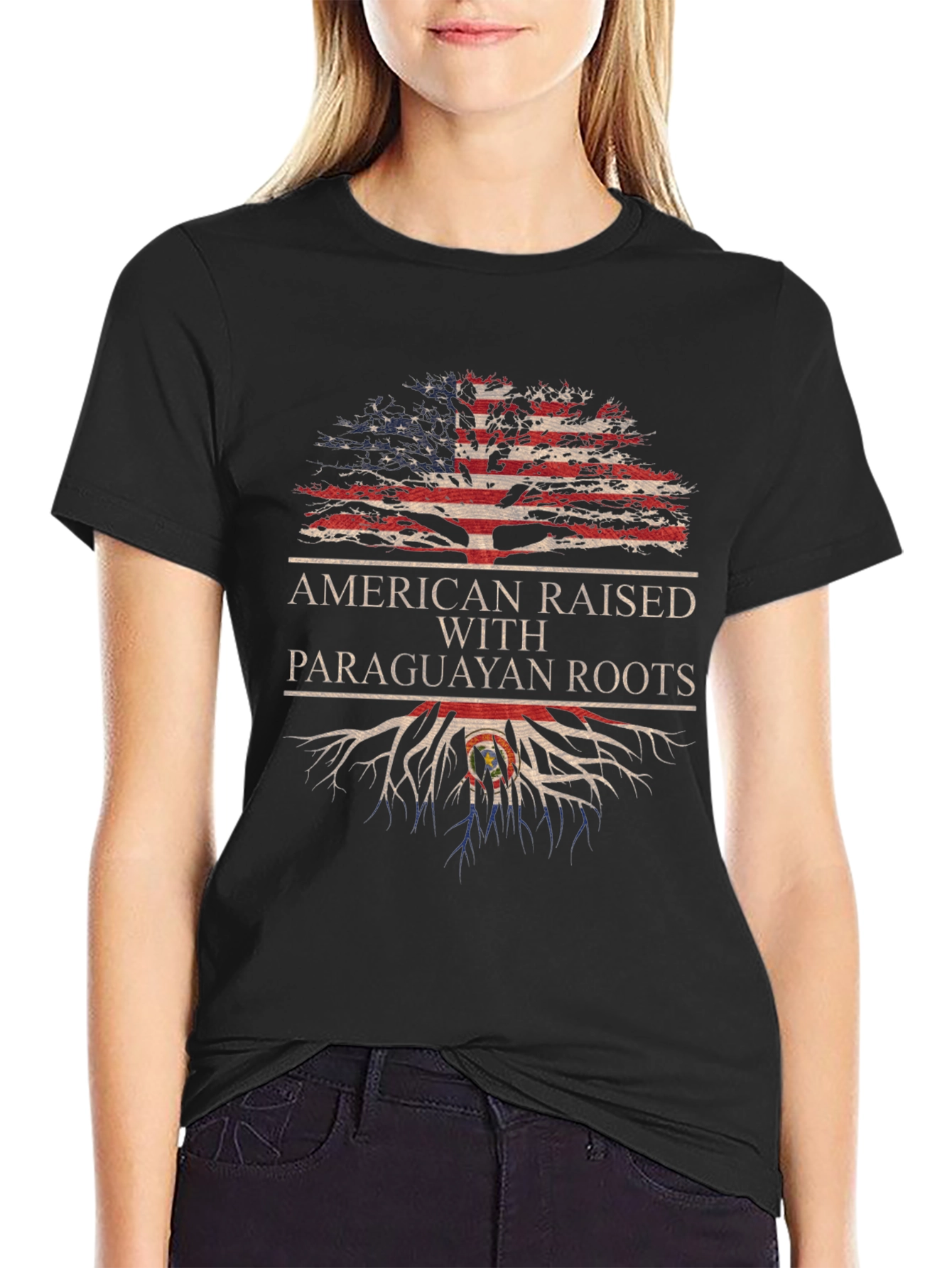 American Raised With Paraguayan Roots T-Shirt