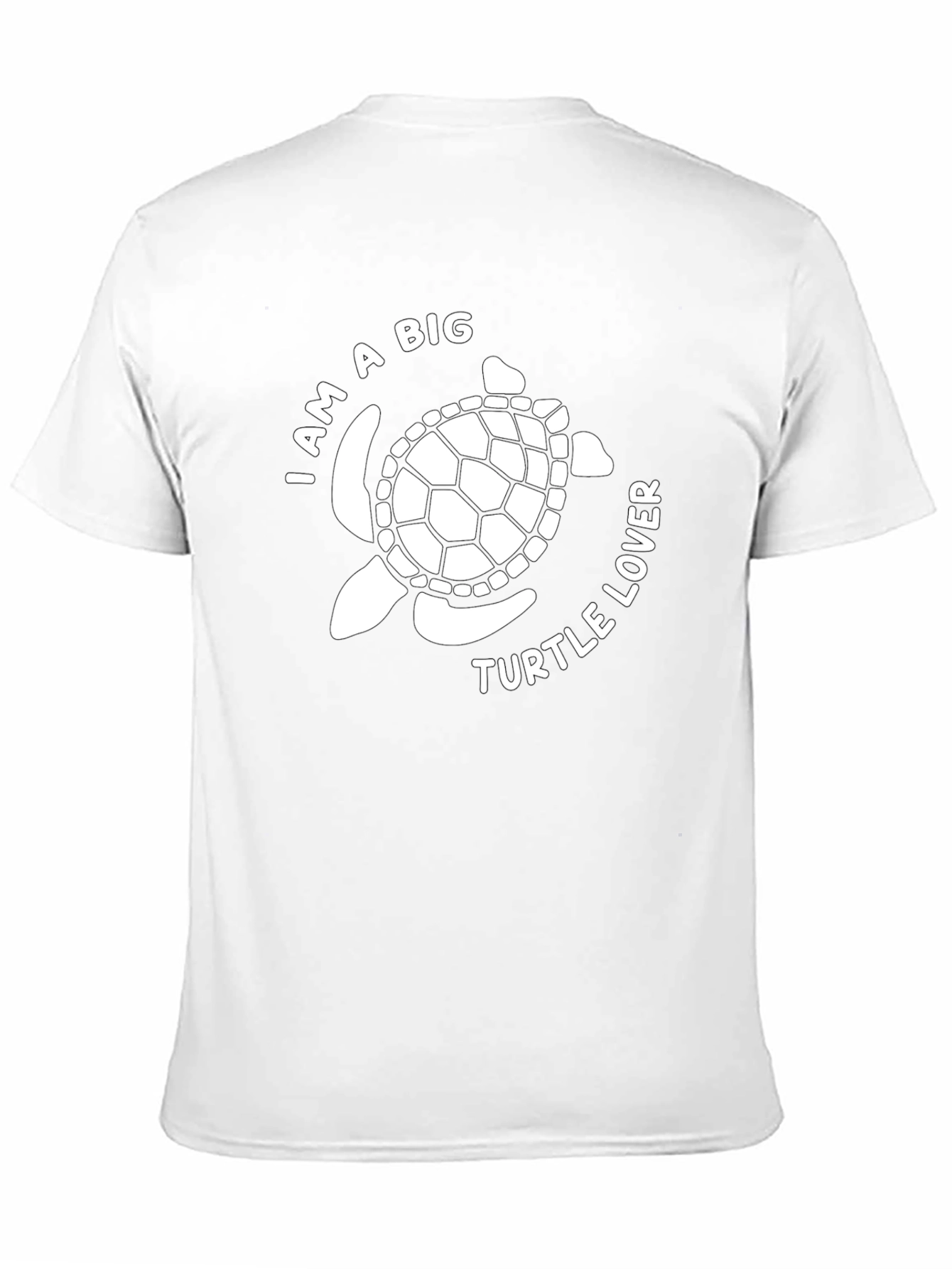 Turtle Lover Graphic Tee - Black Cotton Casual Shirt