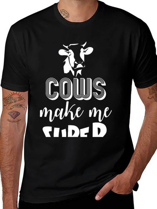 Cows Make Me Tired Graphic Tee
