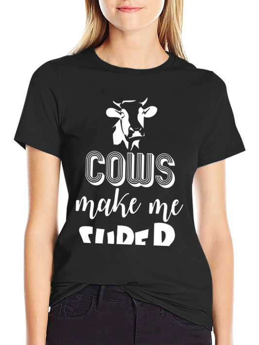 Cows Make Me Tired Graphic Tee