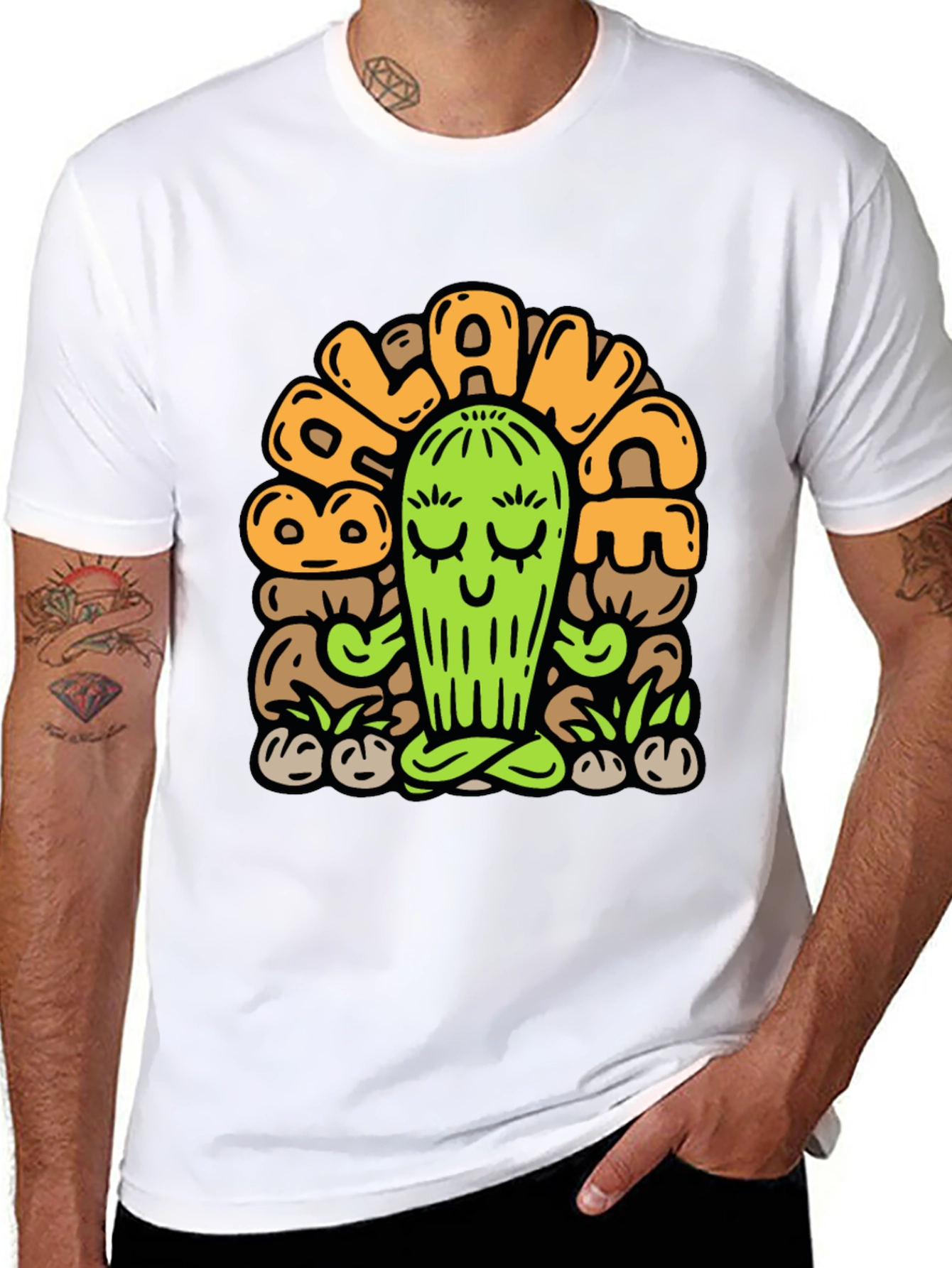 Balance Cactus Graphic Tee - Relaxed Fit