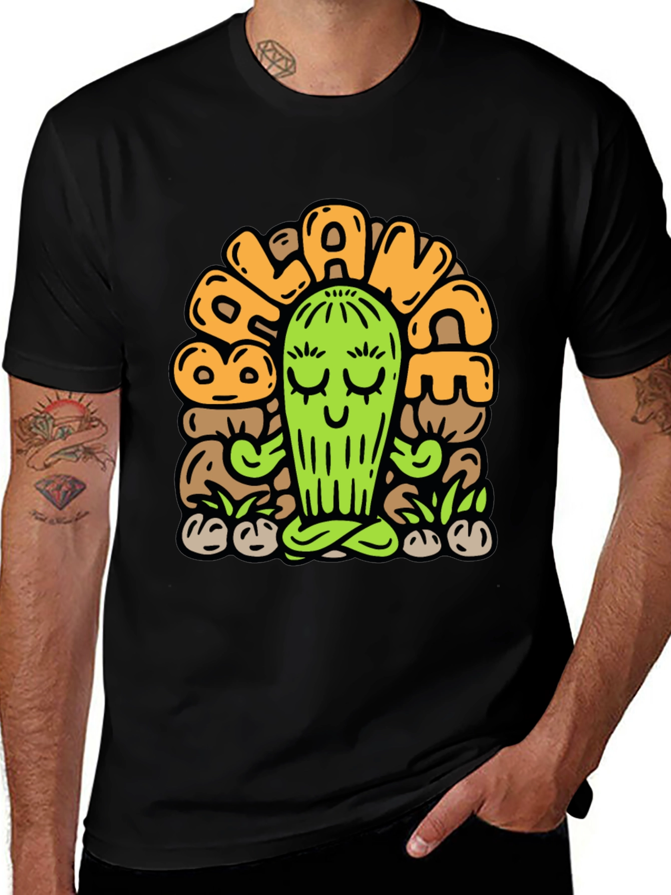 Balance Cactus Graphic Tee - Relaxed Fit