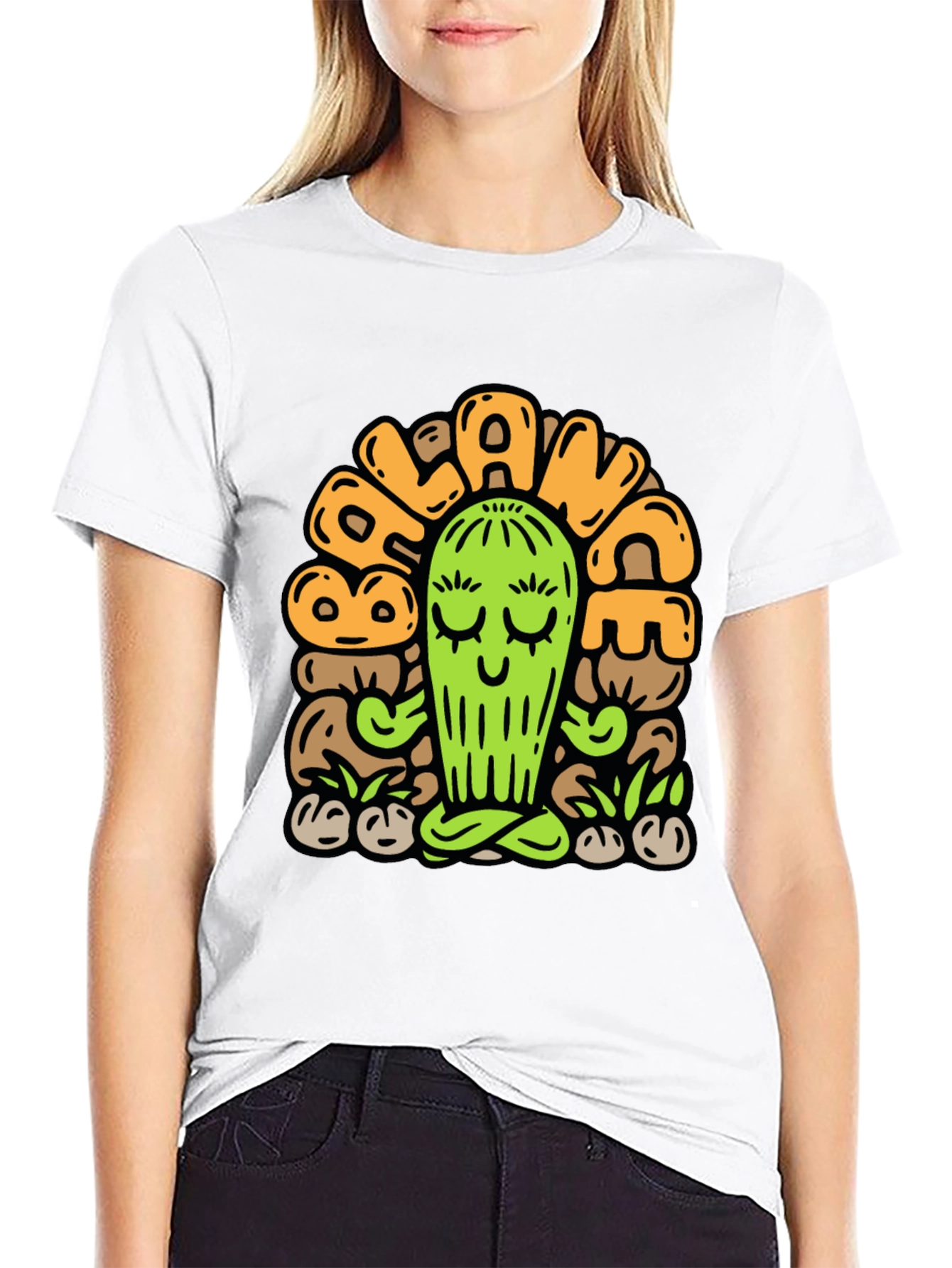 Balance Cactus Graphic Tee - Relaxed Fit