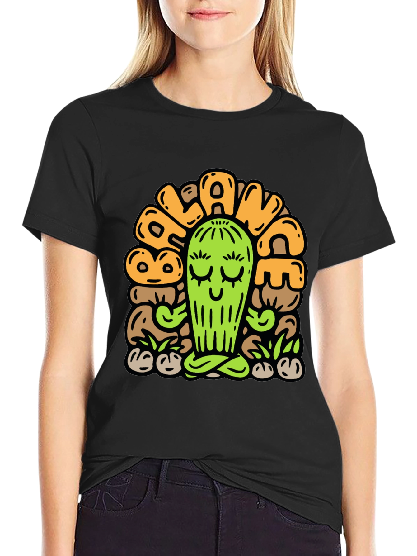 Balance Cactus Graphic Tee - Relaxed Fit