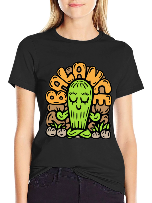 Balance Cactus Graphic Tee - Relaxed Fit
