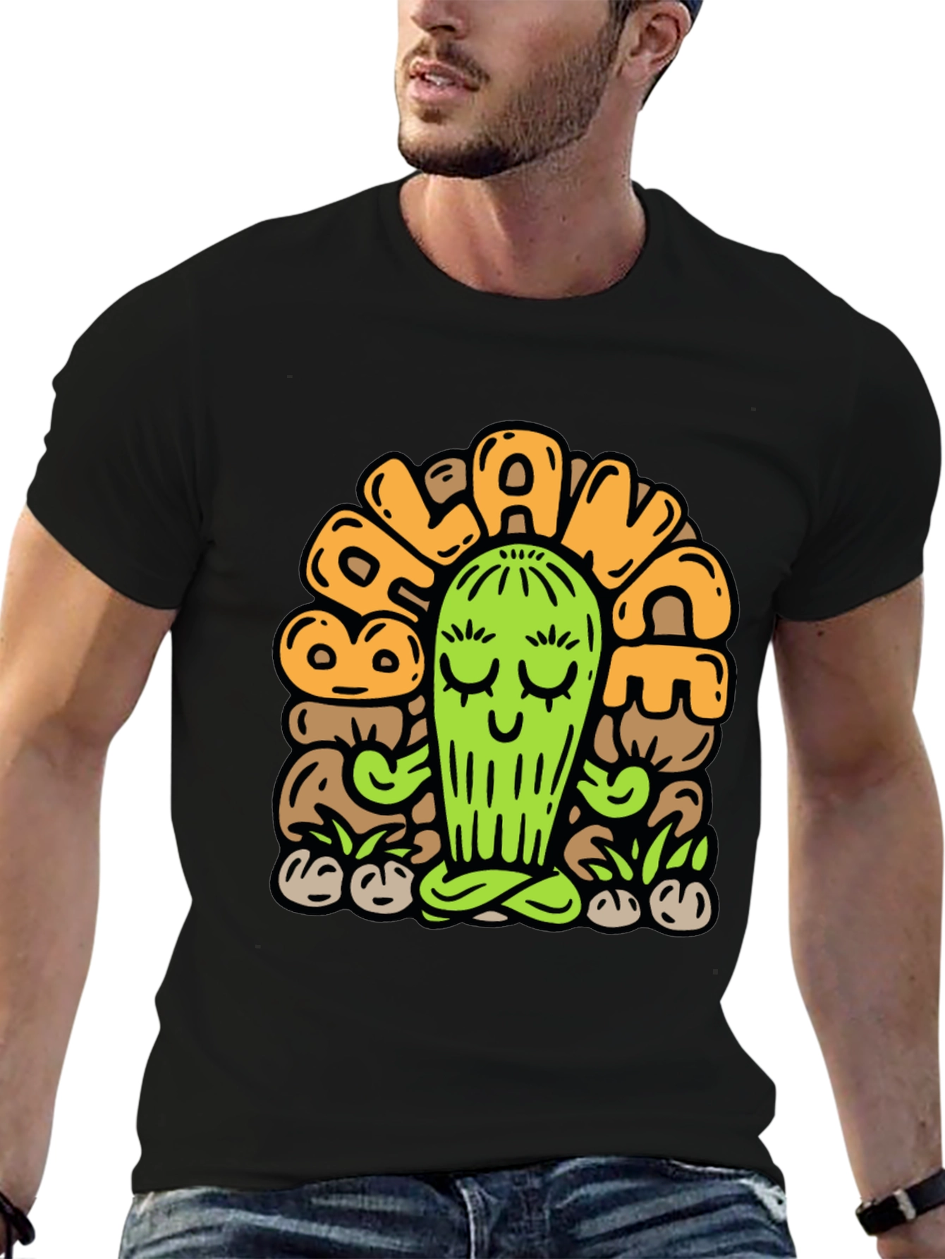 Balance Cactus Graphic Tee - Relaxed Fit