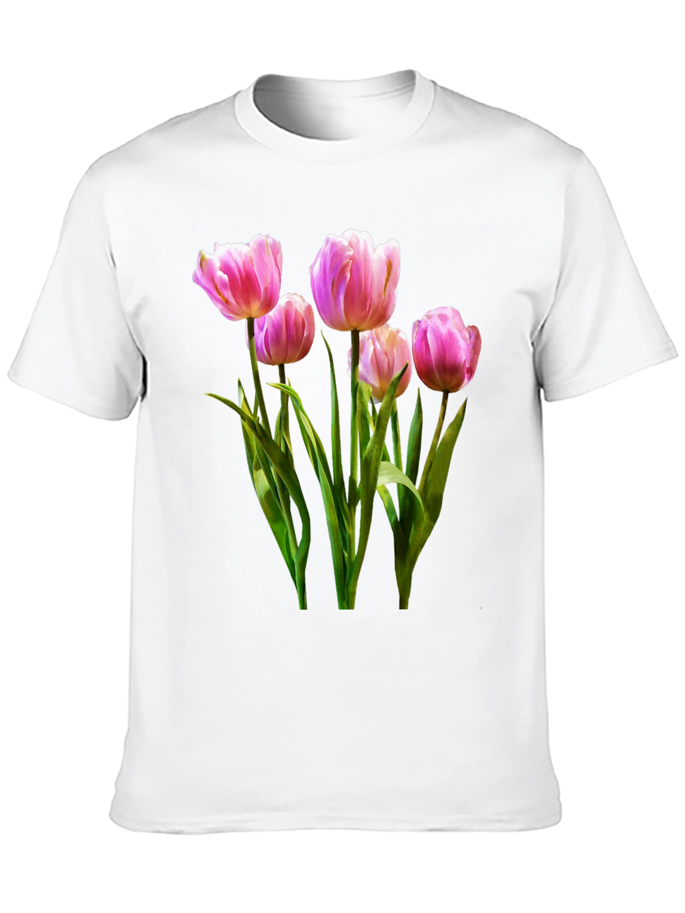 Floral Tulip Print T-Shirt