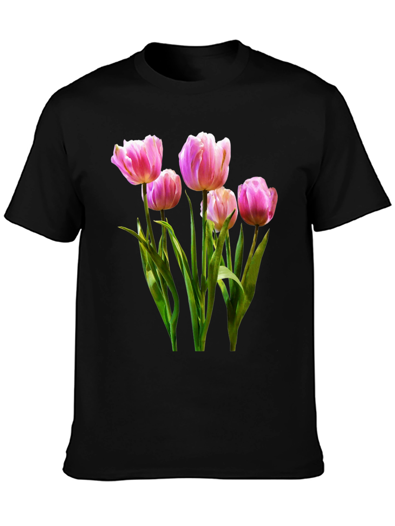Floral Tulip Print T-Shirt