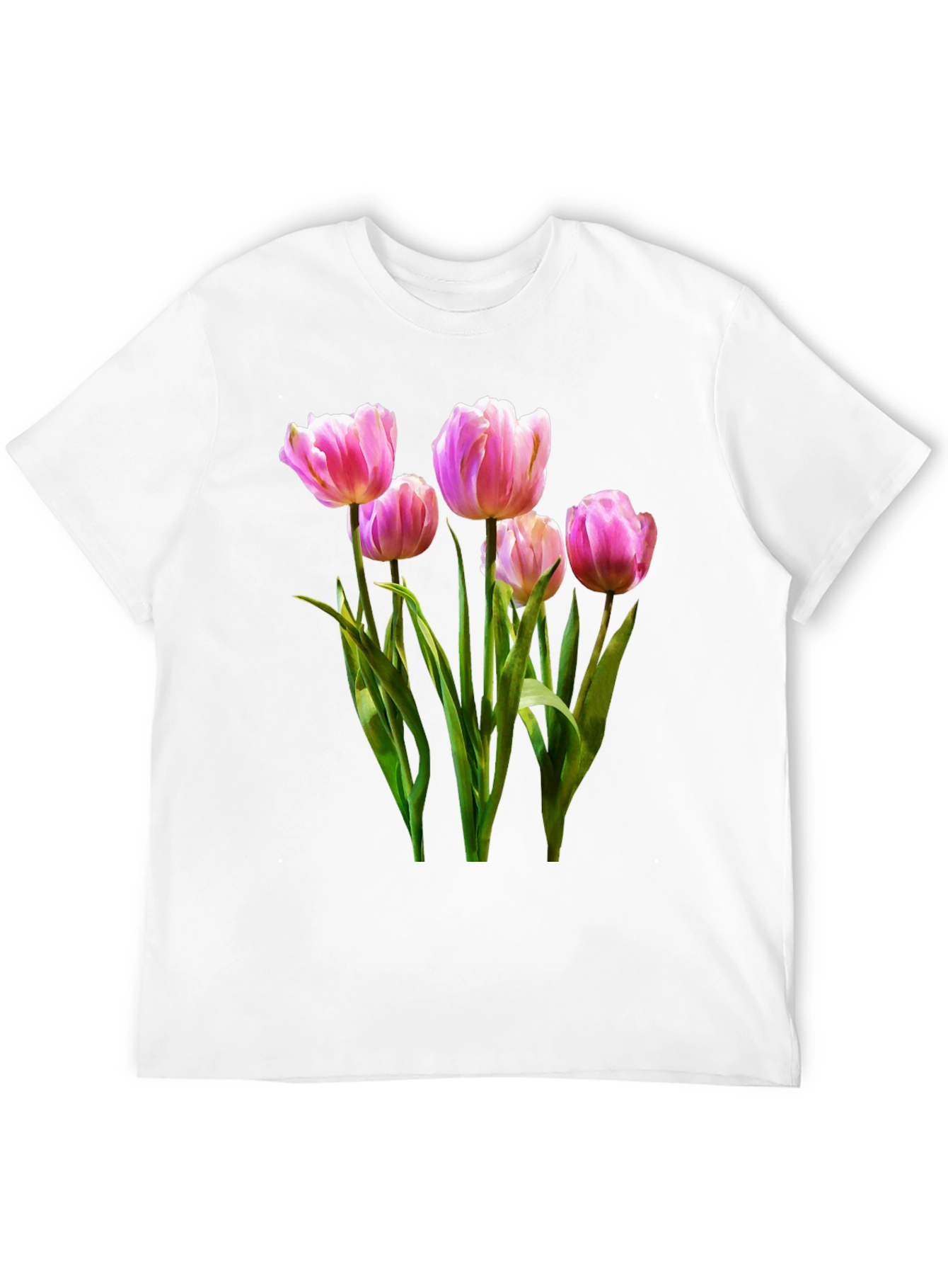 Floral Tulip Print T-Shirt