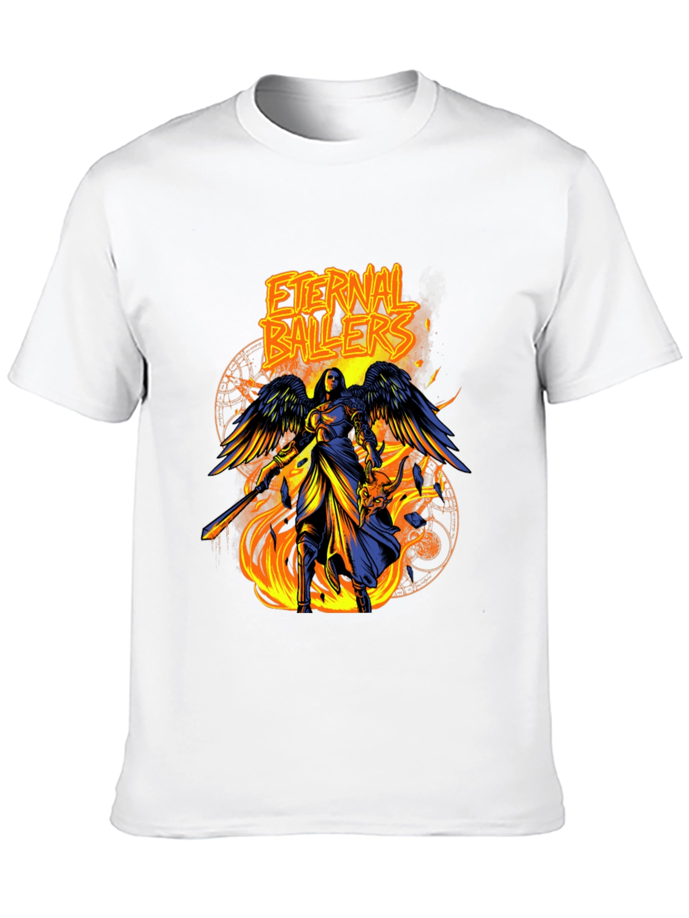 Eternal Ballers Graphic Tee - Black Crew Neck