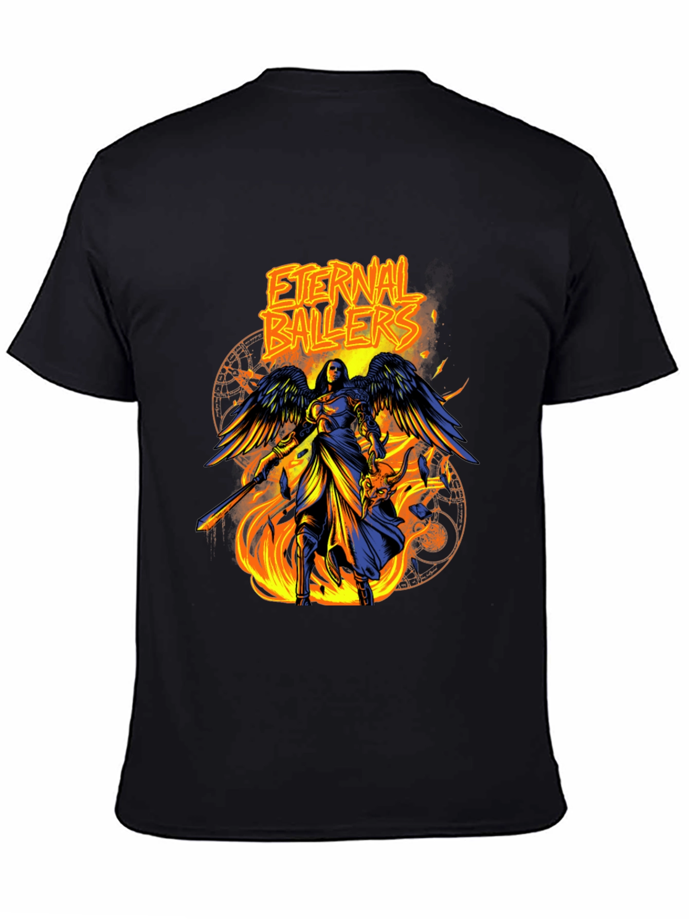 Eternal Ballers Graphic Tee - Black Crew Neck