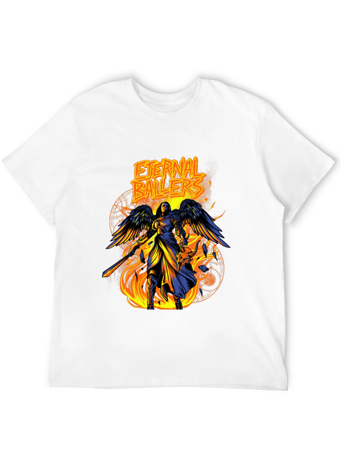 Eternal Ballers Graphic Tee - Black Crew Neck