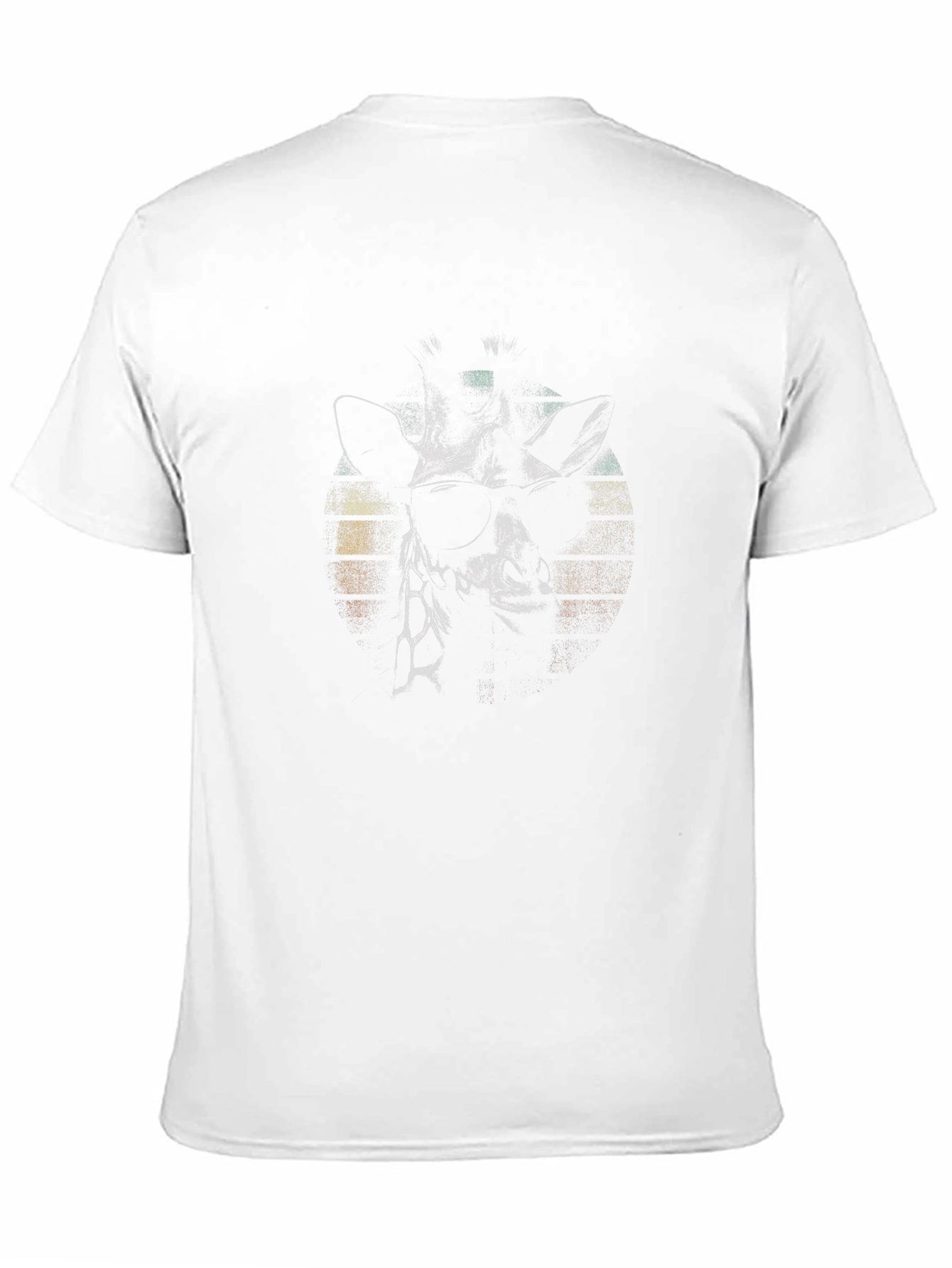 Cool Giraffe Graphic T-Shirt - Black