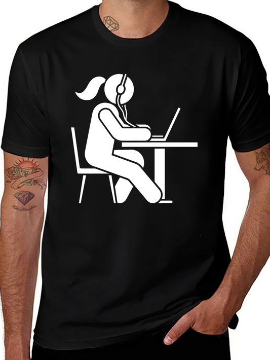 Girl Gamer T-Shirt - Black Cotton Graphic Tee