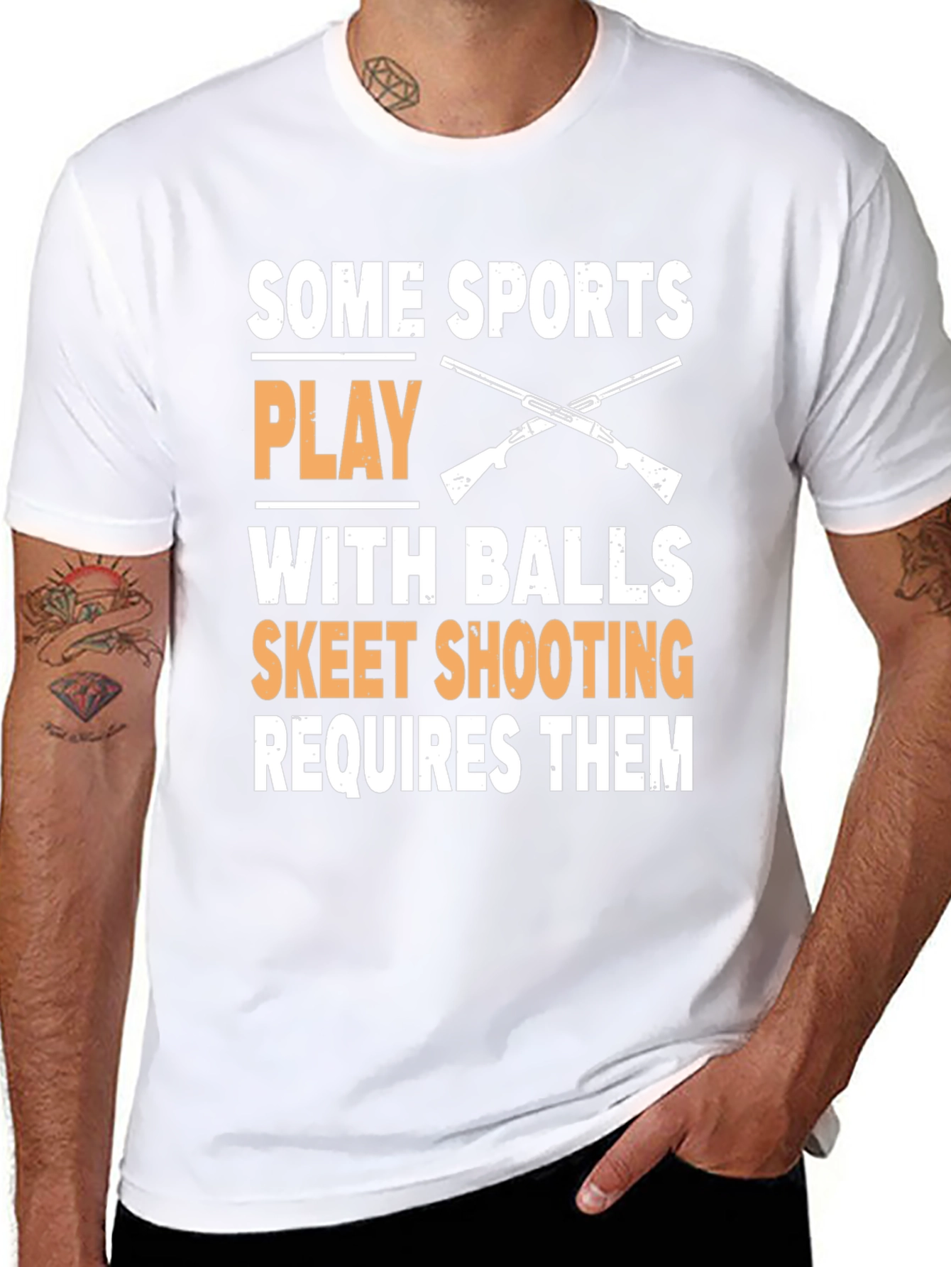 Skeet Shooting T-Shirt: Some Sports Play With Balls