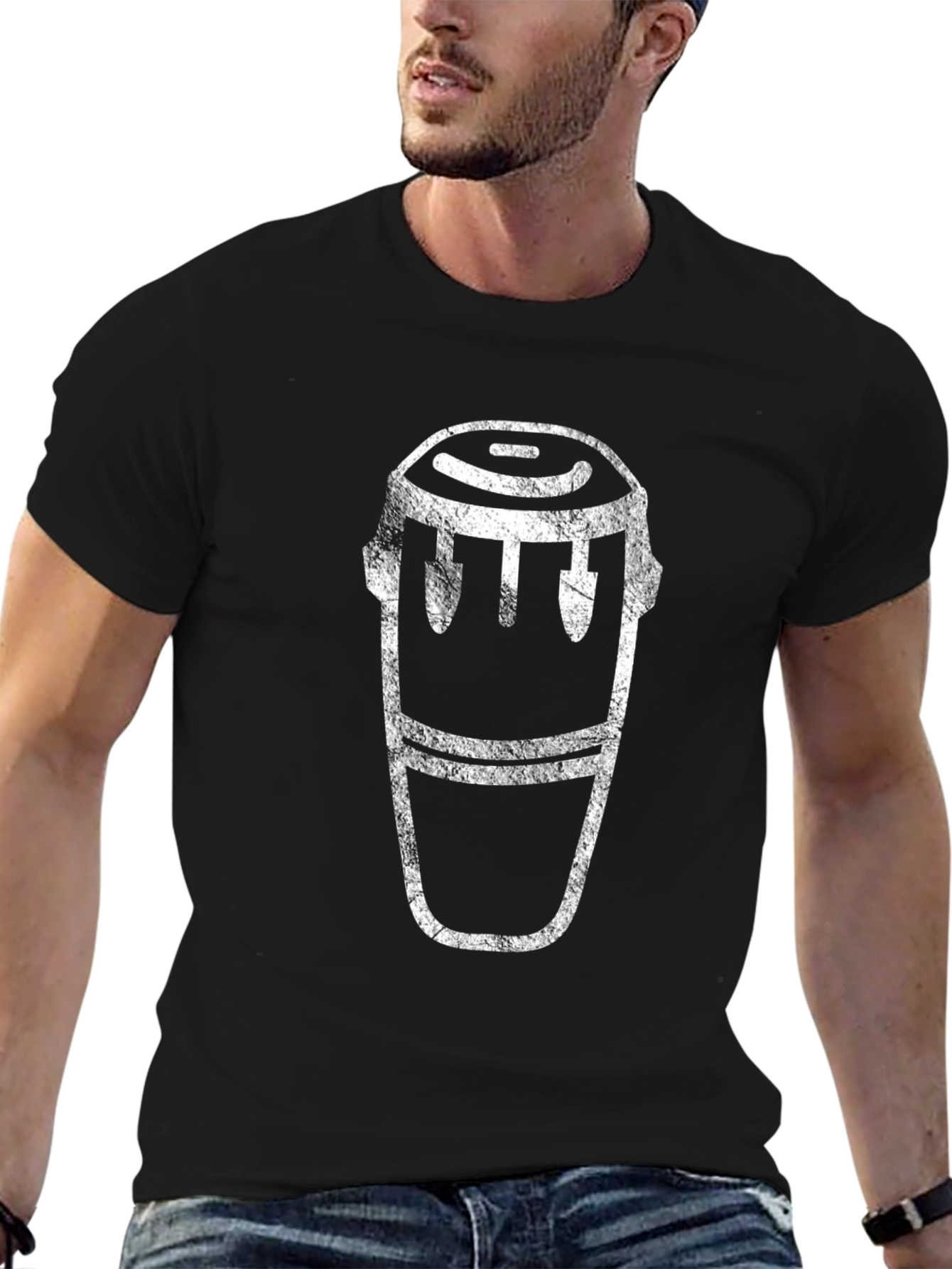 Conga Drum Graphic Tee - Percussion Lover Shirt