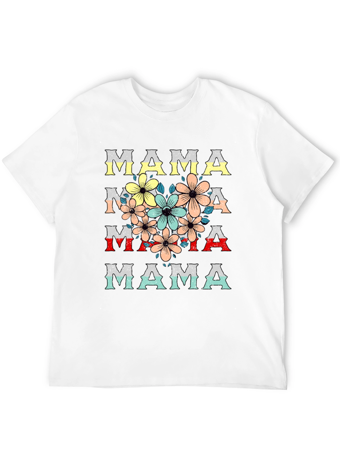Floral Mama T-Shirt - Stylish Mothers Day Tee