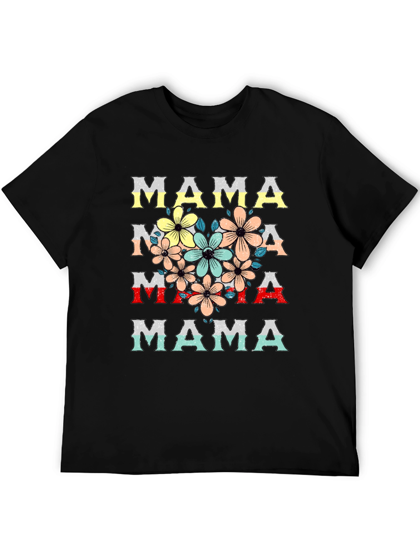 Floral Mama T-Shirt - Stylish Mothers Day Tee