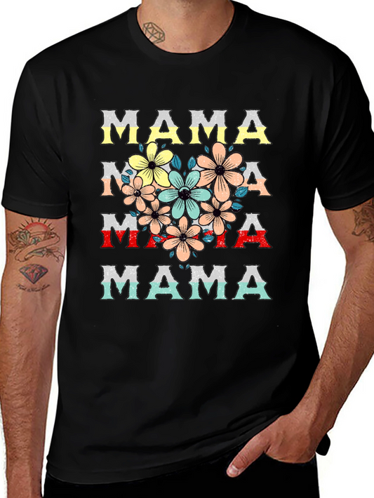 Floral Mama T-Shirt - Stylish Mothers Day Tee